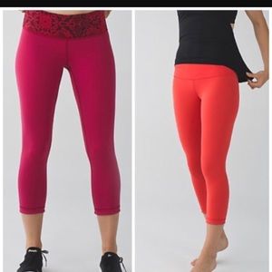 Lululemon wunder under crop